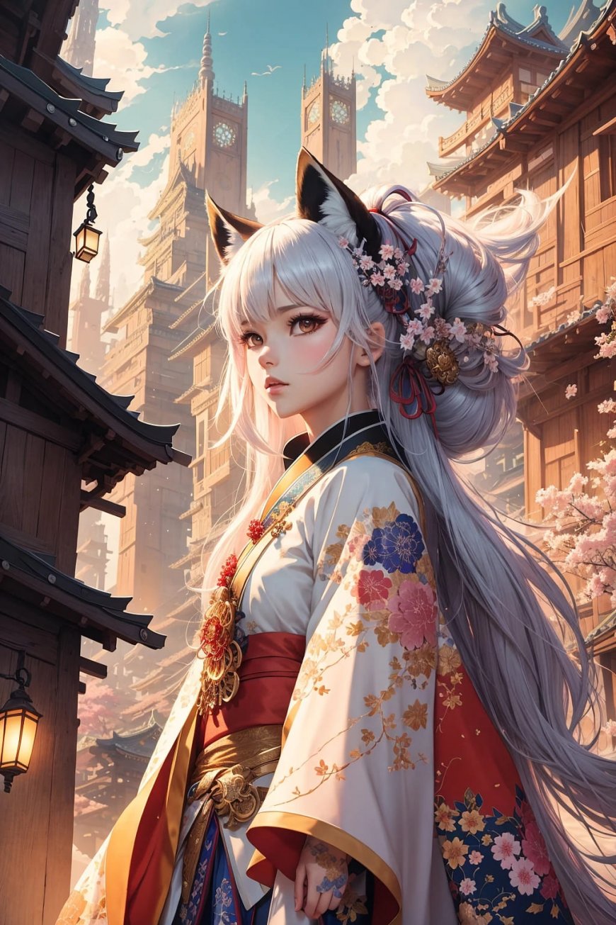 Character Series-Anime Characters-Japanese-style Cat Ear-wearing Girl