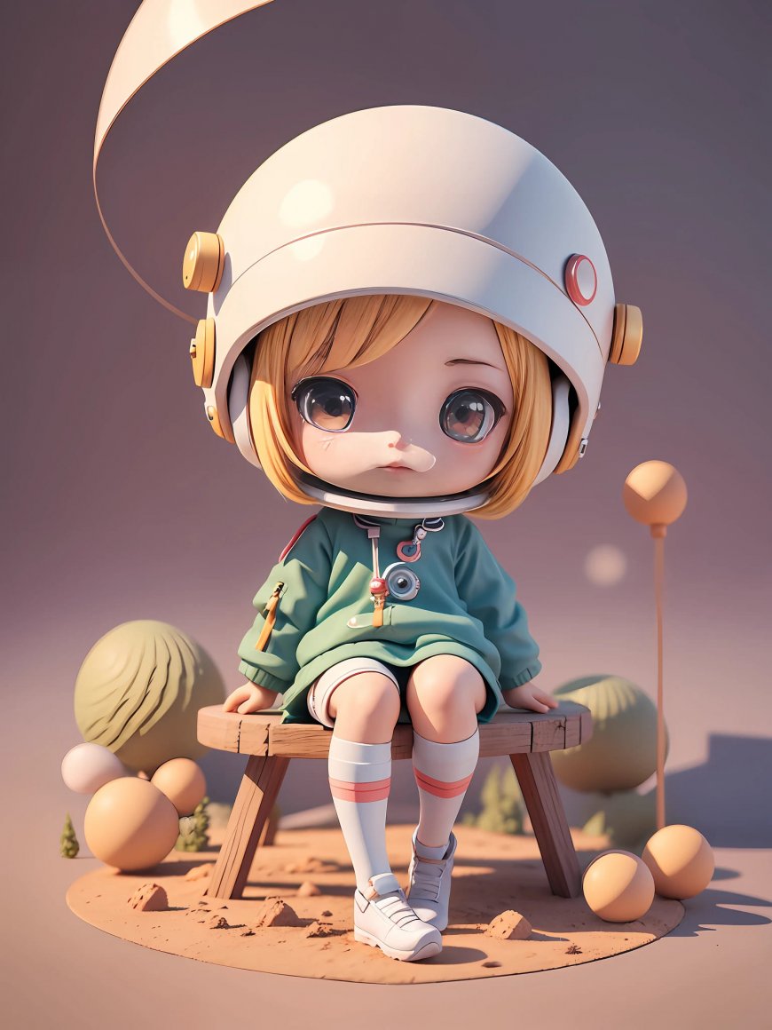 Character Series-Anime Featuring-Cute Space Girl