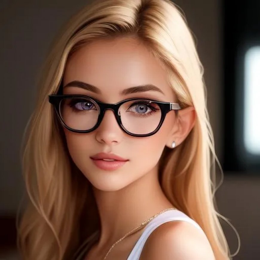 Character Series- Anime Featuring-Anime realistic little girl wearing glasses